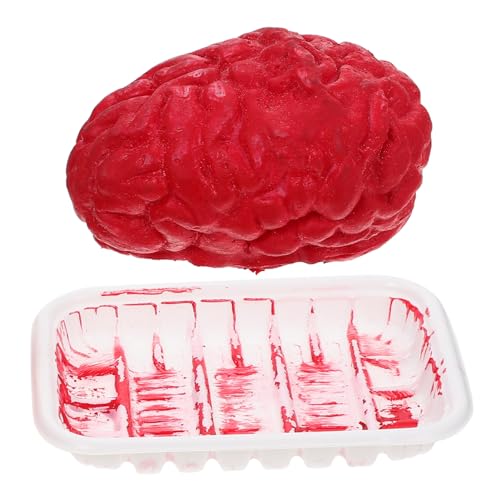 GARIOUANS Realistische Halloween Deko Fake Plastik Körperorgane Herz und Gehirn Requisite Tragbar Leicht Grusel Deko für Halloween Party und Horror Mottoparty GARIOUANS Realistische Halloween Deko Fake Plastik Körperorgane Herz und Gehirn Requisite Tragbar Leicht Grusel Deko für Halloween Party und Horror Mottoparty von GARIOUANS