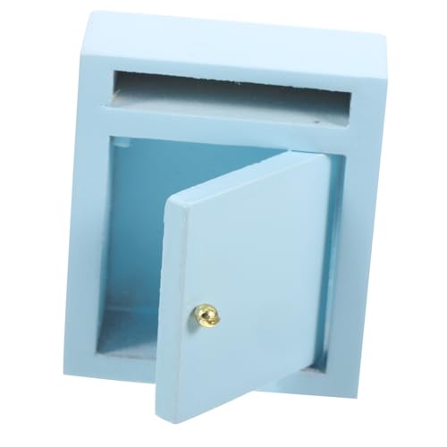 GARIOUANS Robustes Miniatur Puppenhaus Zubehör Detailreich Handgefertigt Realistisches Kleines Blaues Postkasten Fördert Kreativität und Feinmotorik GARIOUANS Robustes Miniatur Puppenhaus Zubehör Detailreich Handgefertigt Realistisches Kleines Blaues Postkasten Fördert Kreativität und Feinmotorik von GARIOUANS