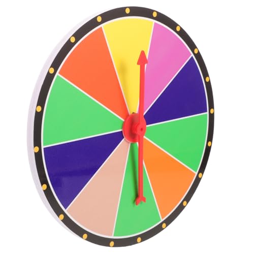 GARIOUANS Rotierendes Preisrad DIY Spielrad für Raffle Spiele Partyspiel Pädagogisches Wandspielzeug mit Stabilem Langlebigem Material und Glattem Drehmechanismus für Interaktive GARIOUANS Rotierendes Preisrad DIY Spielrad für Raffle Spiele Partyspiel Pädagogisches Wandspielzeug mit Stabilem Langlebigem Material und Glattem Drehmechanismus für Interaktive von GARIOUANS