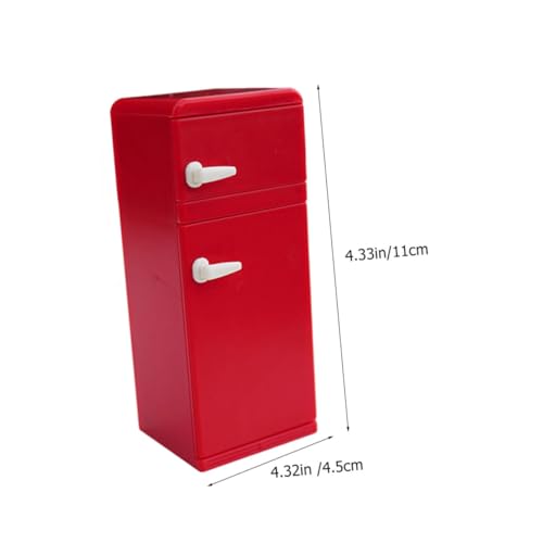 GARIOUANS Simulation Mini Kühlschrank aus Hochwertigem Kunststoff Realistisches Puppenhaus Zubehör für Jungen Mädchen Langlebig Sicher Glatte Oberfläche Geschenk für Ab Jahren GARIOUANS Simulation Mini Kühlschrank aus Hochwertigem Kunststoff Realistisches Puppenhaus Zubehör für Jungen Mädchen Langlebig Sicher Glatte Oberfläche Geschenk für Ab Jahren von GARIOUANS