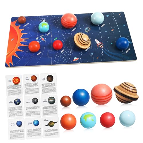 GARIOUANS Solar System Puzzle aus Holz Planeten Puzzleboard Pädagogisches Weltraumspielzeug für Ab Jahren Einfach Zusammenzubauen Multifunktional und Platzsparend GARIOUANS Solar System Puzzle aus Holz Planeten Puzzleboard Pädagogisches Weltraumspielzeug für Ab Jahren Einfach Zusammenzubauen Multifunktional und Platzsparend von GARIOUANS