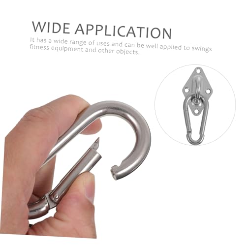 GARIOUANS Teiliges Hängematten Befestigungsset aus Rostfreiem Langlebige Multifunktionale Türhaken und Karabiner für Indoor und Outdoor Schaukel Aufhängung GARIOUANS Teiliges Hängematten Befestigungsset aus Rostfreiem Langlebige Multifunktionale Türhaken und Karabiner für Indoor und Outdoor Schaukel Aufhängung von GARIOUANS
