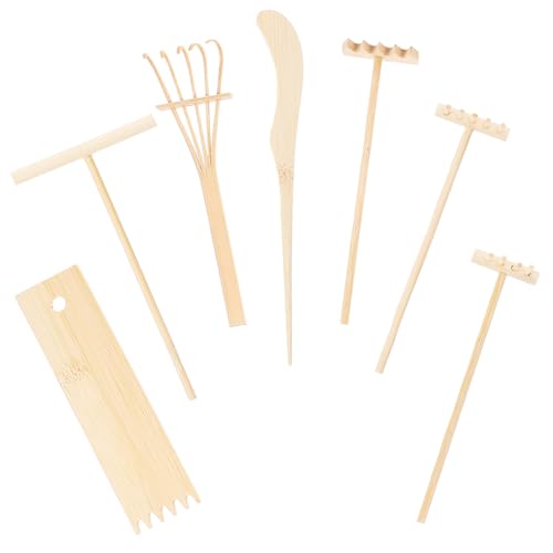 GARIOUANS Teiliges Mini Bambus Sandspielzeug Dekorative Mini Rechen für DIY Sandtisch Kreative Gartenwerkzeuge zur Stressreduktion und Meditativen Gestaltung für Kleine Tischlandschaften GARIOUANS Teiliges Mini Bambus Sandspielzeug Dekorative Mini Rechen für DIY Sandtisch Kreative Gartenwerkzeuge zur Stressreduktion und Meditativen Gestaltung für Kleine Tischlandschaften von GARIOUANS