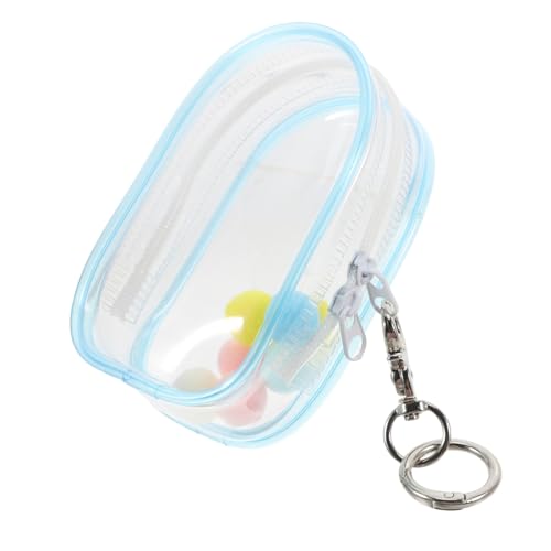GARIOUANS Transparente Figuren display tasche mit Schlüsselanhänger Tragbarer Puppen organizer aus Kunststoff und Plüsch Staubdichte Aufbewahrung mit Reißverschluss Kleine Multifunktionale GARIOUANS Transparente Figuren display tasche mit Schlüsselanhänger Tragbarer Puppen organizer aus Kunststoff und Plüsch Staubdichte Aufbewahrung mit Reißverschluss Kleine Multifunktionale von GARIOUANS