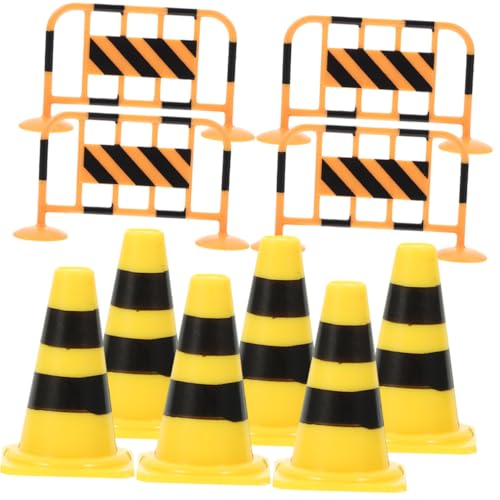 GARIOUANS Verkehrskegel Spielzeugset Teilig mit Mini Straßenabsperrungen Kunststoff Lernspielzeug für Motorische Fähigkeiten und Verkehrsregelung Farblich Leuchtend Robust für Ab Jahren GARIOUANS Verkehrskegel Spielzeugset Teilig mit Mini Straßenabsperrungen Kunststoff Lernspielzeug für Motorische Fähigkeiten und Verkehrsregelung Farblich Leuchtend Robust für Ab Jahren von GARIOUANS