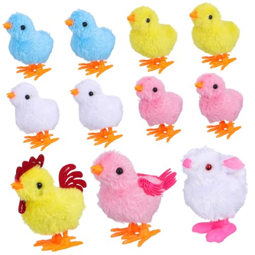 GARIOUANS Wind up Küken mit Flauschigem Plüsch Huhn und Kaninchen Buntes Aufziehspielzeug für Kindergeburtstag Ostern Partygeschenke und Interaktives Eltern Junge Mädchen Spiel GARIOUANS Wind up Küken mit Flauschigem Plüsch Huhn und Kaninchen Buntes Aufziehspielzeug für Kindergeburtstag Ostern Partygeschenke und Interaktives Eltern Junge Mädchen Spiel von GARIOUANS