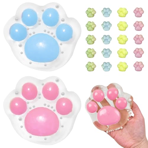 2 Stück Squishy Pfote XXL 13*10cm Katzenpfoten Squishy 20 Mini Katzenpfoten Cat Paw Squishy Süße Weiche Fufu Squishy Toy für Kinder Erwachsene Angst Linderung 2 Stück Squishy Pfote XXL 13*10cm Katzenpfoten Squishy 20 Mini Katzenpfoten Cat Paw Squishy Süße Weiche Fufu Squishy Toy für Kinder Erwachsene Angst Linderung von GAROMIA
