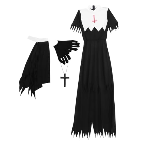 GAROZATION 1 Satz Halloween-Kleider Halloween-Accessoires Halloween-Körper schwarze Dekoration Spa-Maske Cosplay halloween dekoration Halloween-Attacken Horrorkostüm Halloweenkostüm Polyester von GAROZATION