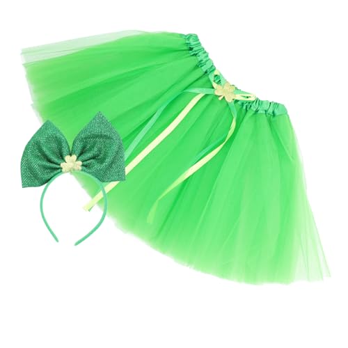 GAROZATION St. Patricks Day Tutu Rock Stirnband Set Für Jungen Und Mädchen Aarel Outfits Kostüme Für Partys von GAROZATION