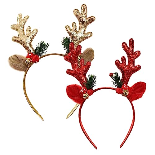 GAROZATION 2 Stück Weihnachts Haarspange Mit Hirschhorn Design Lustiges Stirnband Für Rollenspiele Und Feiern Ideales Accessoire Für Und Erwachsene Perfekte Kopfbedeckung Für von GAROZATION