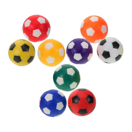 GAROZATION 9St Kicker Zubehör Fußball-Spielball Zubehör für Tischfußball Kickerspielball Kickertischteil Tischfußballball Set Tischfußball Zubehör Fußball Ersatz Fußballbälle Plastik von GAROZATION