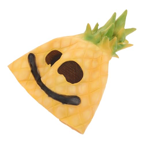 GAROZATION Ananas-hut, Obsthüte, Lebensmittel-kostüm-hut, Ananas-partyzubehör, Halloween-vollgesichtsmasken, Neuheitshut Für Maskerade, Cosplay-party von GAROZATION