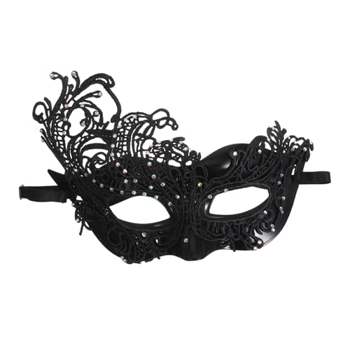GAROZATION Damen Masquerade Maske Halbgesichts Spitze mit Elastischem Band Vielseitiges Party Karneval-accessoire für Halloween Ball Prom und Cosplay Veranstaltungen GAROZATION Damen Masquerade Maske Halbgesichts Spitze mit Elastischem Band Vielseitiges Party Karneval-accessoire für Halloween Ball Prom und Cosplay Veranstaltungen von GAROZATION