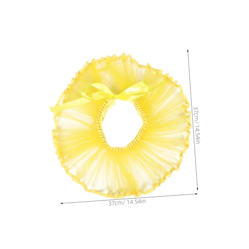 GAROZATION Elizabethan Rüschenkragen Vintage Clown Kragen Mehrlagig Hautfreundlich Abnehmbar Unisex Für Renaissance Theater Cosplay Party GAROZATION Elizabethan Rüschenkragen Vintage Clown Kragen Mehrlagig Hautfreundlich Abnehmbar Unisex Für Renaissance Theater Cosplay Party von GAROZATION