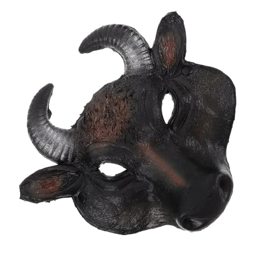 GAROZATION Halbgesichtsmaskenkostüm Tier-Horror-Maske Maskerade Zubehör Halloween-Kostümzubehör Wildtiermaske Tiermasken halloween costume halloween kleidung Maskerade liefert Partyzubehör Pu von GAROZATION