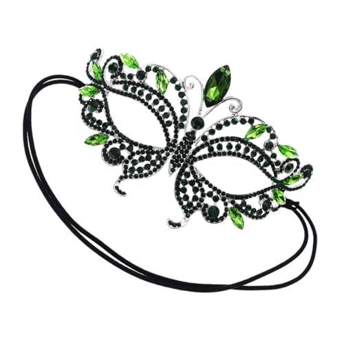 GAROZATION Halloween Diamantmaske Venezianische Maske Maskerade Augenmaske Venezianisches Cosplay Kostüm Retro Maskerade Maske Vintage Masken Abschlussballmaske Venezianische von GAROZATION