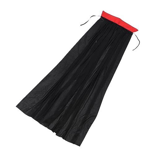 GAROZATION Halloween-Gewand Halloween Vampir Umhang Cosplay Cape Für Kostümparty Roter Kragen Schwarzes Design 14 Lang Ideal Für Halloween Karneval Und Rollenspiele Vampir Umhang Kinder von GAROZATION