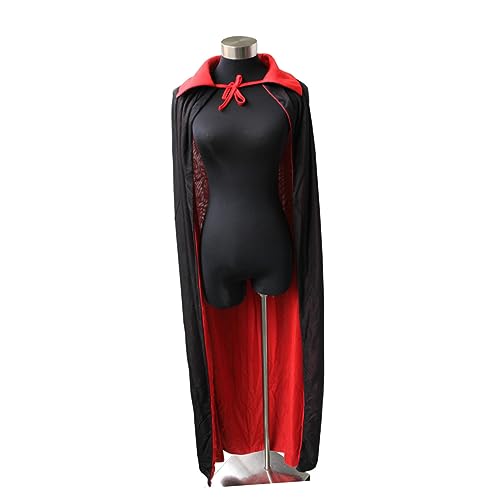 GAROZATION Halloween Umhang 90cm Für Doppelter Layer Und Rollenspiel Kostü Cosplay Cape Für Jungen Und ädchen Stehkragen Umhang Für Karneval Und Weihnachten von GAROZATION