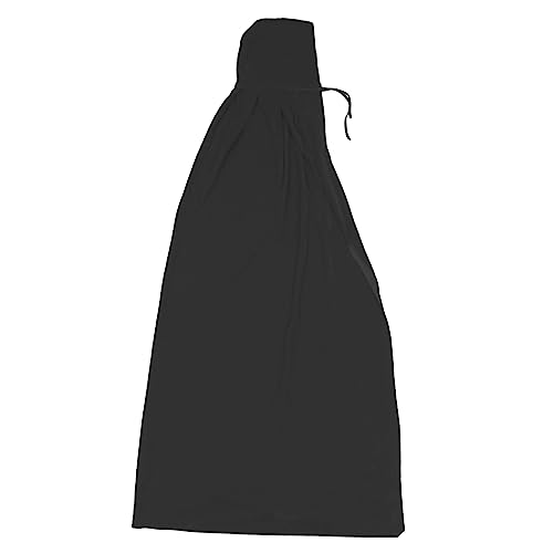 GAROZATION Halloween Kapuzenumhang Für Cosplay Langer Schwarzer Cloak Ideal Für Halloween Kostüme Und Partys Perfektes Zubehör Für Hexen Und Zauberer von GAROZATION