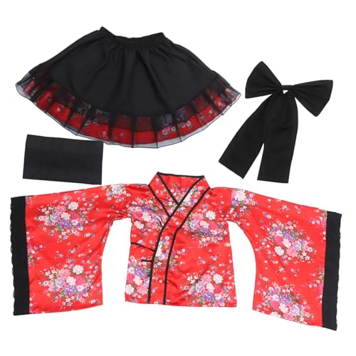 GAROZATION Traditionelles Japanisches Maid Kostü Kimono Cosplay Outfit Für Damen Größe Anime Kimono Für Cosplay Und Kostümpartys von GAROZATION