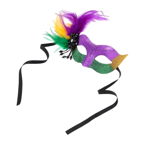 GAROZATION Karnevalsfedermaske Karneval-maske Mit Karneval Brillen Maskerade Masken Japanische Maske Karneval Kostüm Frauen Fuchsmaske Tiermaske Karnevalsmaske Für Herren Plastik von GAROZATION