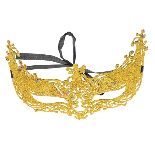 GAROZATION Karnevalsmaske fuchs maske goldene maske party dekoration Mystische Maske Einzigartige Maske Frauenmaske für Party Halloween-Maske Kostüm Maske Männer Maskenball Maske Plastik von GAROZATION