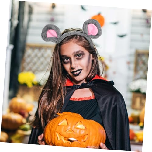 GAROZATION Niedliches Mausohren Haarreifen Set mit Plüsch Tier Design Leichtes Cosplay Stirnband für Karneval Halloween Mottoparty und Geburtstagsfeier Komfortabel und Einfach zu Tragen GAROZATION Niedliches Mausohren Haarreifen Set mit Plüsch Tier Design Leichtes Cosplay Stirnband für Karneval Halloween Mottoparty und Geburtstagsfeier Komfortabel und Einfach zu Tragen von GAROZATION