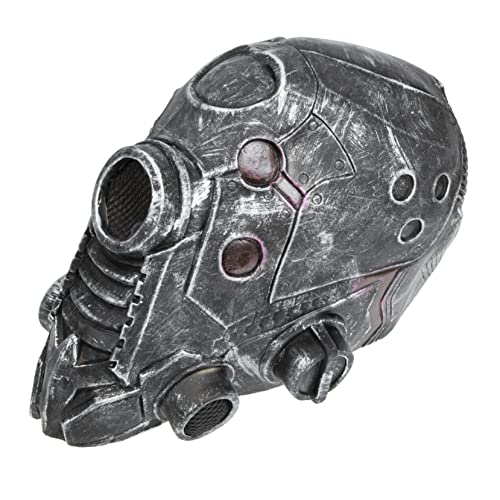 GAROZATION Schwarze Maske Halloween Halloween Maske Steampunk Für Halloween Für Kostümpartys Karneval Und Cosplay Unisex Maskerade Kopfgear Für Gruselige up Anlässe von GAROZATION