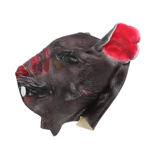 GAROZATION Realistische Maus Tierkopf Kostüm Zubehör für Halloween Karneval Fasching Langlebige Rattenkopf Verkleidung für Erwachsene GAROZATION Realistische Maus Tierkopf Kostüm Zubehör für Halloween Karneval Fasching Langlebige Rattenkopf Verkleidung für Erwachsene von GAROZATION