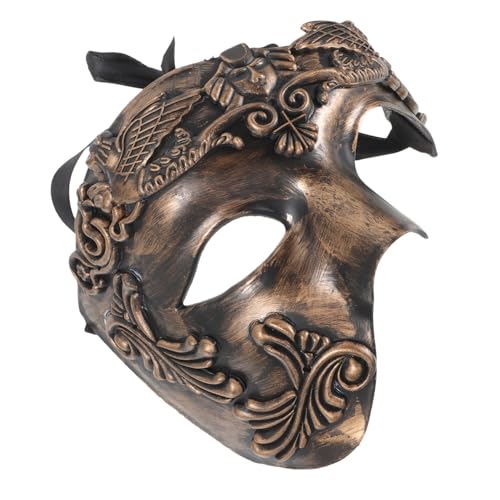 GAROZATION Römische Soldatenmaske Für Männer Maskerade Maske Für Halloween Karneval Und Maskenball Ideal Für Kostümpartys Und Fasching Hochwertige Verarbeitung Authentisches Design von GAROZATION