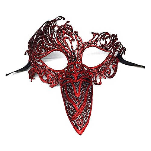 GAROZATION Spitzenschnabel Maskerade Maske Für Halloween Elegantes Partyzubehör Phönix Vogel Design Perfekte Augenmaske Für Kostümpartys Festivals Und Maskenbälle Ideal von GAROZATION