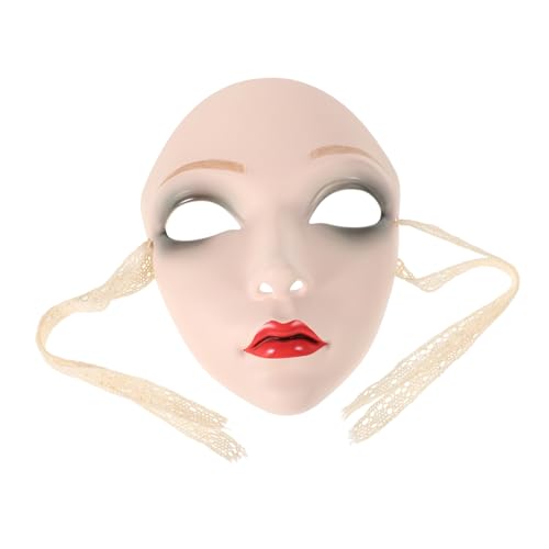 GAROZATION Vintage Japanische Cosplay Vollgesichtsmaske für Damen Handbemalte Chinesische Maske mit Traditioneller Kunst für Maskenbälle Karneval Partys und Kostüm-performance GAROZATION Vintage Japanische Cosplay Vollgesichtsmaske für Damen Handbemalte Chinesische Maske mit Traditioneller Kunst für Maskenbälle Karneval Partys und Kostüm-performance von GAROZATION
