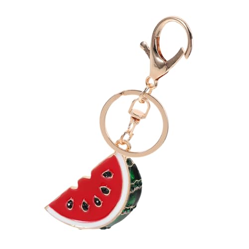 GAROZATION Wassermelone Schlüsselanhänger Tasche Hängend Obst Charm Schlüsselanhänger Autoschlüsselhalter Obst Design Schlüsselanhänger Coole Schlüsselanhänger Obstthema Schlüsselanhänger von GAROZATION