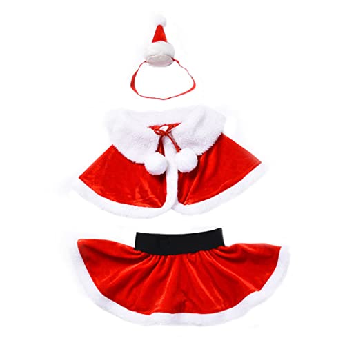 GAROZATION Weihnachtsrock Für Damen Aus Festlichem Stoff Cosplay Outfit Rot Ideal Für Weihnachtsfeiern Kostümpartys Und Festliche Anlässe Vielseitig Kombinierbar von GAROZATION