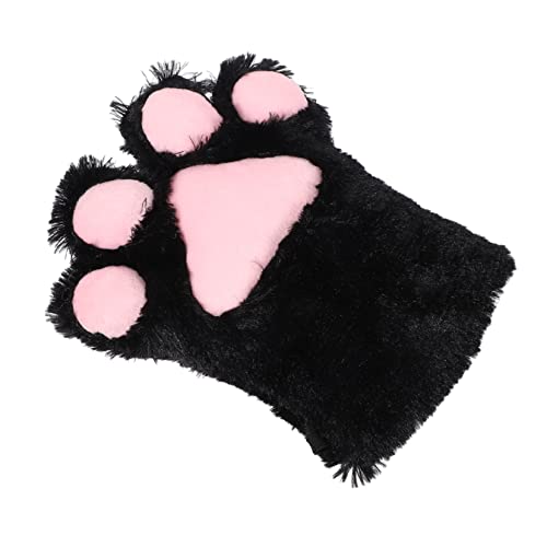 GAROZATION üsch Katzenpfoten Handschuhe Für Warme Cosplay Handschuhe Mit Katzenohren Ideal Für Winter Und Verkleidung üßes Zubehör Für Kleine Katzenliebhaber von GAROZATION