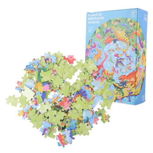 GARVALON 1 Box Kinderpuzzle Rund Puzzle Für Kleinkinder Bildungsspielzeug Interessantes Kinderspielzeug Cartoon Puzzle Spielzeug Passendes Spielzeug Kognitionspuzzle Für von GARVALON