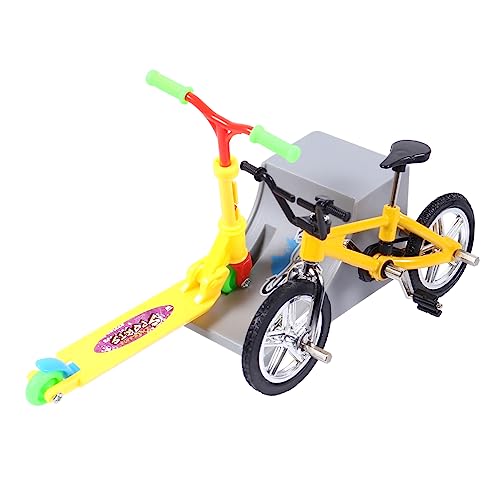 GARVALON Finger-Bike-spielzeugset Picking Jungen Und Mädchen Pädagogisches Brettspiel-Spielzeug Stabile Aluminiumlegierung Dekoratives Mini-Spielzeug Für Jungen Und Mädchen Und Erwachsene von GARVALON