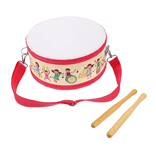 GARVALON 1 Satz Kinder Snaredrum Vorschul Musikspielzeug Klassenzimmer Musikinstrument Musiktrommel Für Kinder Doppelseitige Trommel Doppelseitige Trommel Musikspielzeug Für von GARVALON