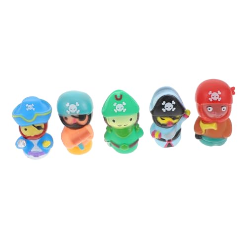 GARVALON 1 Satz Piratenfigur Spielzeug für Babypuppen Fingerspielzeug für Piraten interaktives Spielzeug Party Spielzeug für Kinder Fingerpuppenspielzeug praktisches Fingerpiratenspielzeug von GARVALON