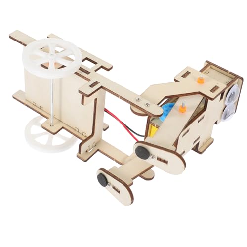 GARVALON 1 Satz Roboterbausatz Wissenschaftliches Projektspielzeug Für Kinder Kinder-Roboter-Puzzle Aus Holz Montagespielzeug DIY-zubehör Für Montageroboter Kinder-holzpuzzle-Set Plastik von GARVALON