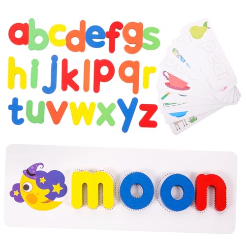 GARVALON Pädagogisches Matching-Spielzeug für Kinder Alphabet-Spiel Lernspielzeug Kognitive Entwicklungsspielzeug von GARVALON