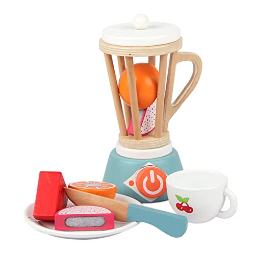 GARVALON 1 Set Juicer Für Küchen Spielset Mit Obst Und Gemü Zum Schneiden Rollenspiel Kit Für Fantasievolles Handbetriebene Saftpresse Für Ab 3 Jahren von GARVALON