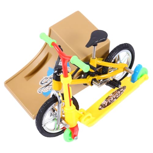 GARVALON 1 Set Fingerfahrrad Fingerspitzen Sportspielzeug Fingerrollerspielzeug Pädagogisches Fingerspielzeug Lernspielzeug Tragbares Fingerspielzeug Fingerspitzen von GARVALON