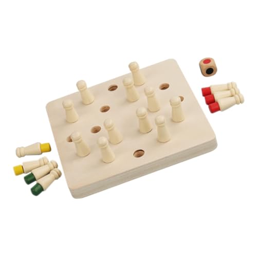 GARVALON 1 Set Gedächtnisspielzeug Früherziehung Schach Lernspielzeug Brettspiel Schach Matching Spiel Kinder Gedächtnis Matching Schach Intelligenz Entwickeln Spielzeug Schachspiel von GARVALON