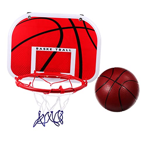 GARVALON 1 Set Indoor Basketballkorb Für Kinder Hängender Basketballständer Für Jungen Geschenkidee Für Kleine Basketballfans Ideal Für Drinnen Spaß Und Bewegung Für Kinder von GARVALON