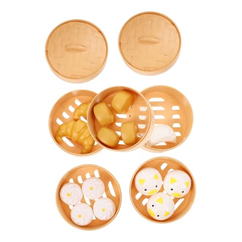 GARVALON Lebensmittel Kinderküche 1 Set Küchenspielzeug Mini Rollenspiel Spielzeug Mini Essen Chinesisches Essen Chinesisches Kinderspielhaus Simulationsessen Chinesisches Spielzeug Lernen von GARVALON