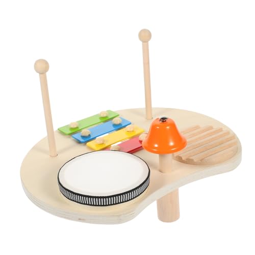 GARVALON 1 Set Schlaginstrument Schlagzeug Für Kinder Lustiges Musikspielzeug Lernspielzeug Xylophon Trommelspielzeug Für Kinder Kinder Musikinstrument Spielzeug Musikspielzeug von GARVALON