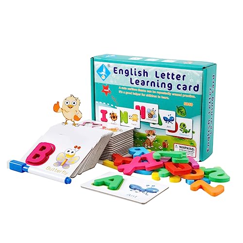 GARVALON 1 Set Spiel Pädagogisches Spielzeug Für Kleinkinder Puzzle Spielzeug Alphabet Rechtschreibspielzeug Lernspielzeug Für Kleinkinder Kinderspielzeug Kinderspielzeug Spielzeug von GARVALON