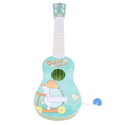 GARVALON 1 Stück 4 Saiten Igelmuster Akustikgitarre Ukulele Musikspielzeug Kleinkind Gitarrenspielzeug Akustikgitarrenspielzeug Kindergitarrenspielzeug Kinderinstrumentenspielzeug von GARVALON