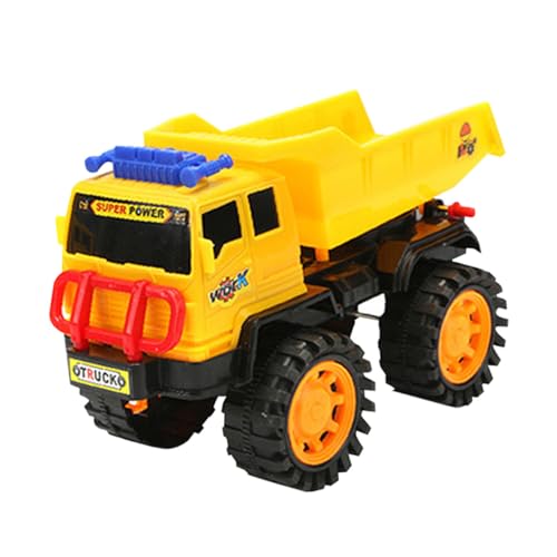 GARVALON 1 Stück Modell Kinderspielzeug Kidcraft Spielset Baufahrzeuge Spielzeug Bauauto Kinderspielzeug Spielzeug Technik LKW Spielzeug Gelb von GARVALON